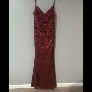 Sequenced bridal gown size 0